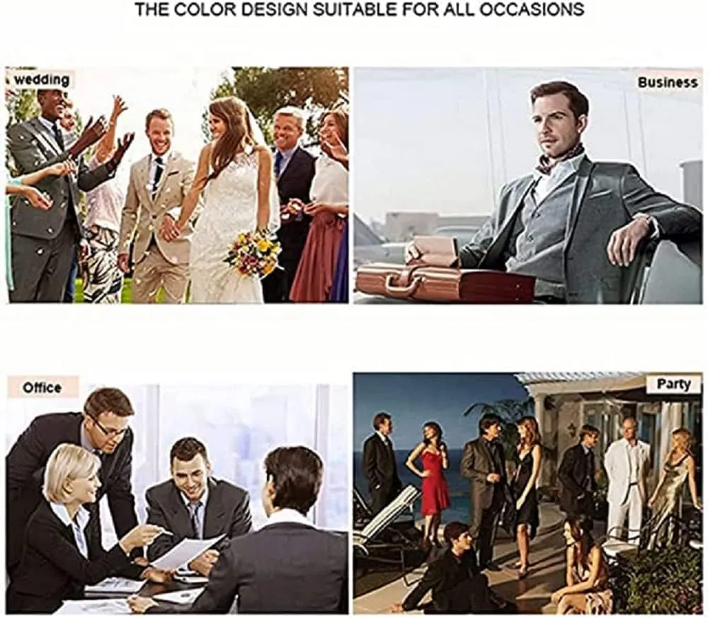 2 PCS Mens Sequins Embroidery Suits Solid Slim Fit Shawl Collar Work Wedding Tuxedo Jacket Pant Sets