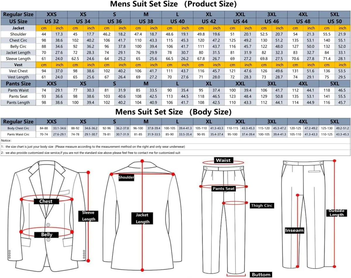 2 Piece Men's Chinese Suit Chinese Stand Collar Slim Fit Suits Front Button Blazer Pant Set