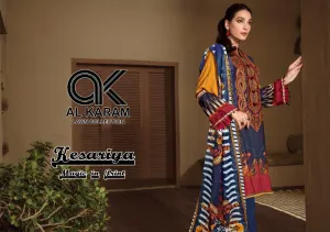 AL KARAM PRESENTS KESARIYA LAWN COLLECTION SUIT COLLECTION
