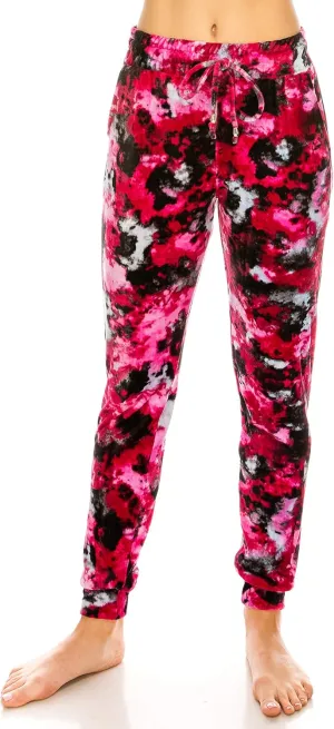 ALWAYS Women's Velvet Velour Joggers - Basic Premium Soft Stretch Warm Winter Sweatpants