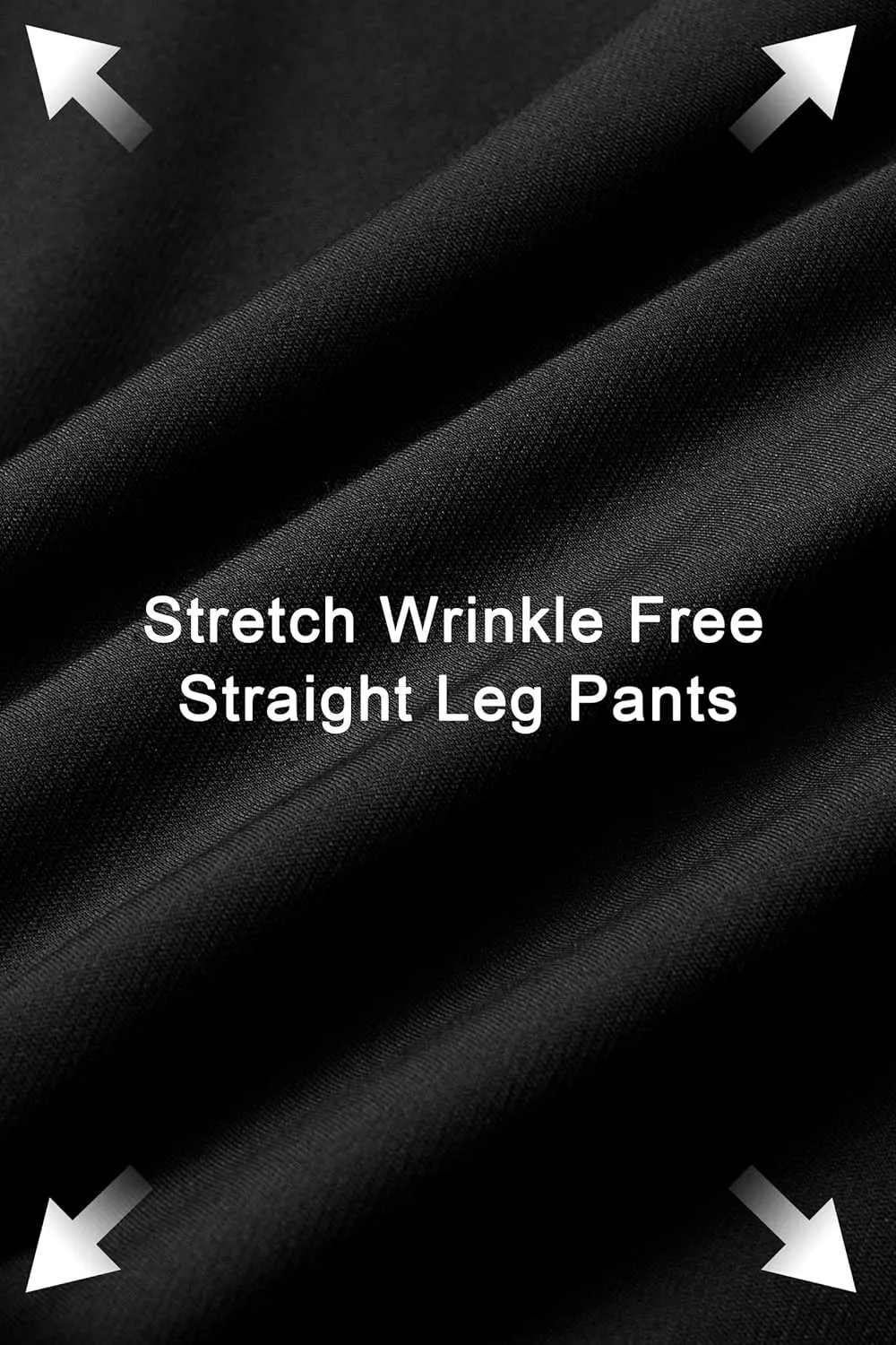 Arach&Cloz 2025 Women's Stretch Wrinkle Free Wide Leg Trousers Casual High Elastic Waisted Loose Palazzo Pants with Pockets
