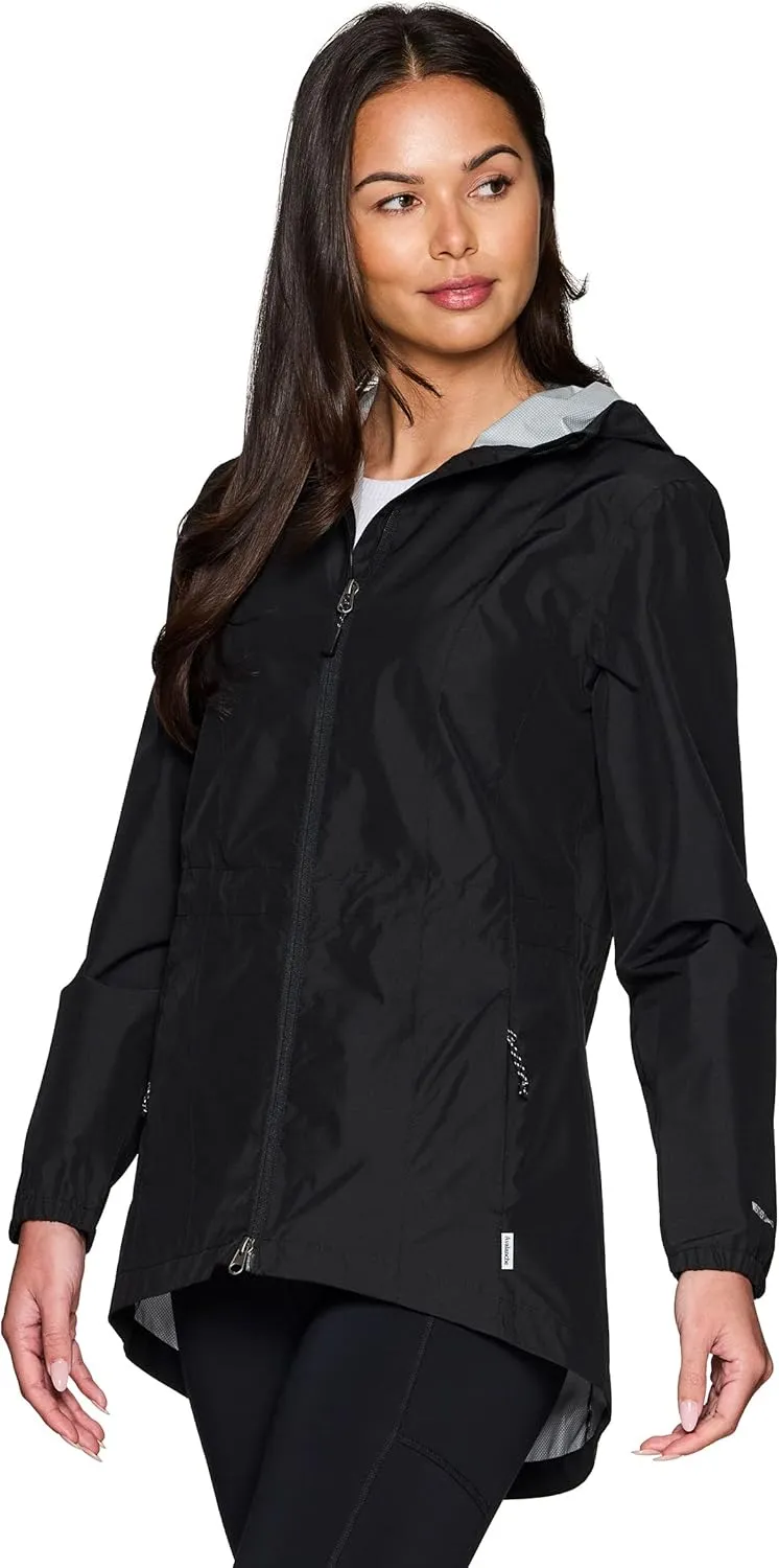 Avalanche Women's Casual Hooded Soft Shell Lightweight Rain Jacket With Pockets