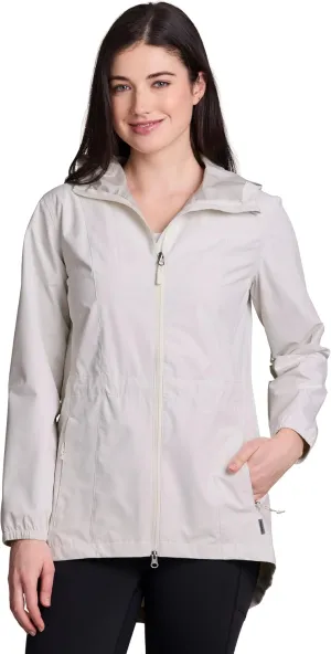 Avalanche Women's Casual Hooded Soft Shell Lightweight Rain Jacket With Pockets
