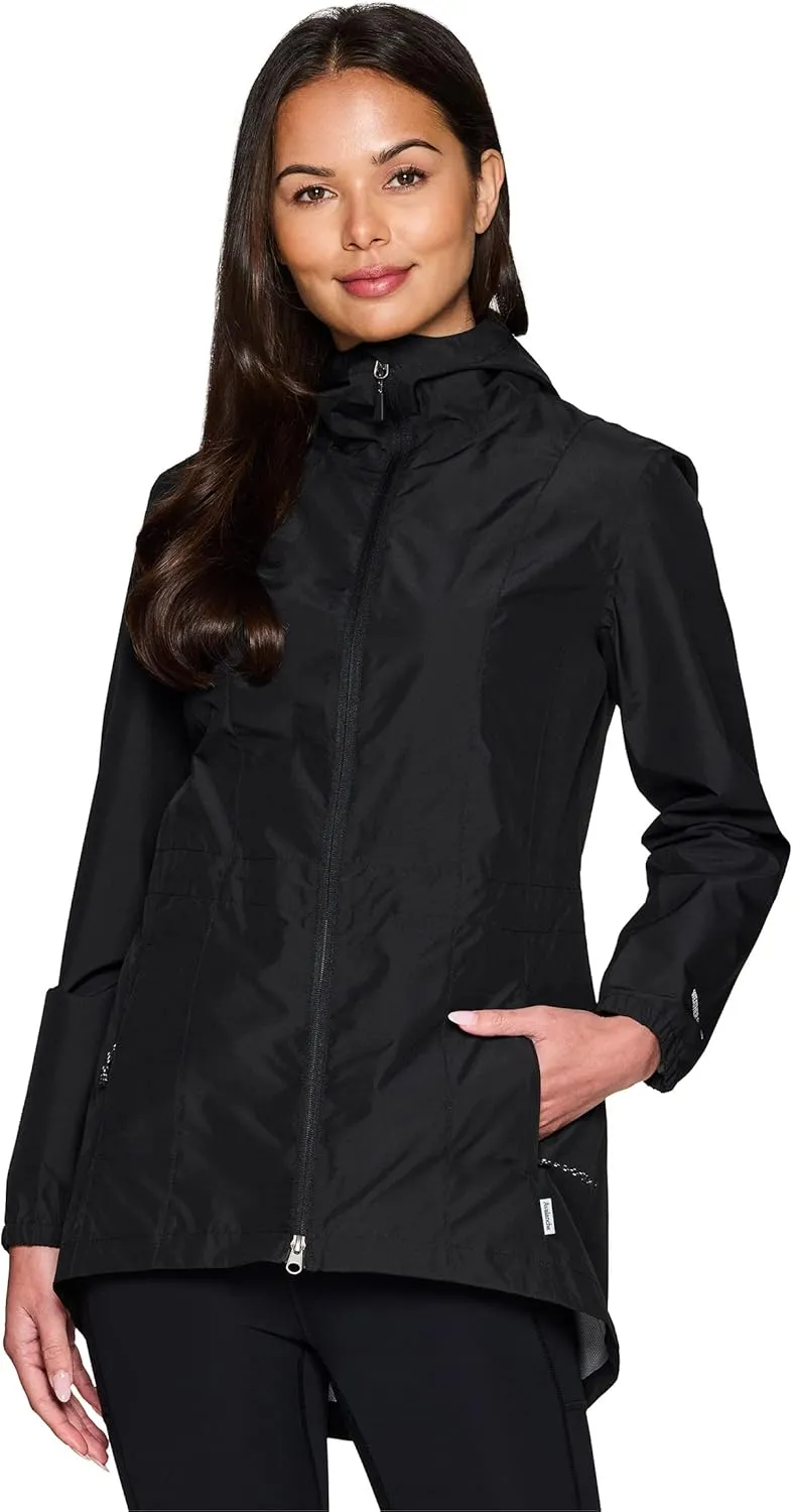 Avalanche Women's Casual Hooded Soft Shell Lightweight Rain Jacket With Pockets