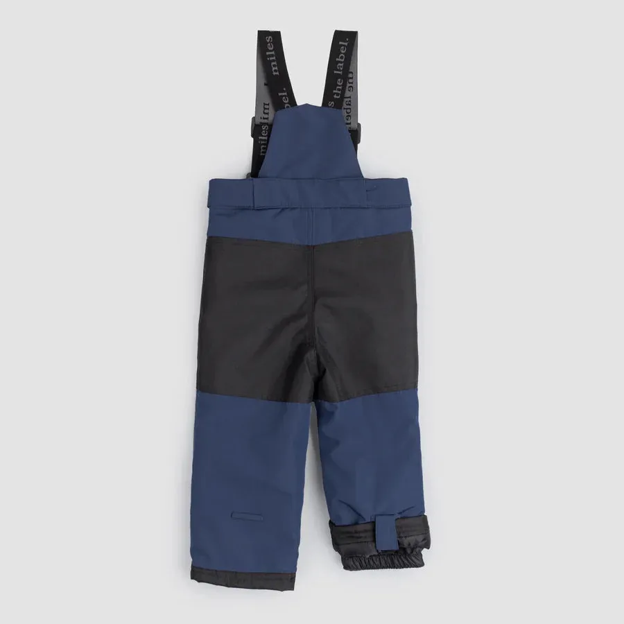 Blue Color Block Snowpants