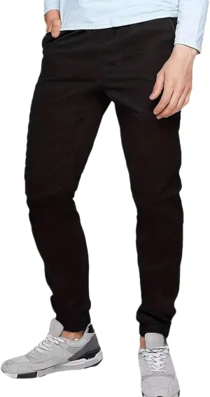 Casual Pants for Mens Cargo Fashion Overalls Slim Fit Lightweight Sweatpant Tether Leg Straight Comfy Fall Trousers