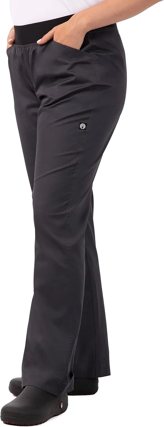 Chef Works Women's Lightweight Slim Chef Pants