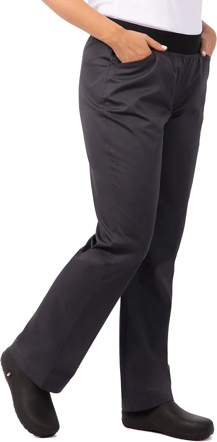 Chef Works Women's Lightweight Slim Chef Pants