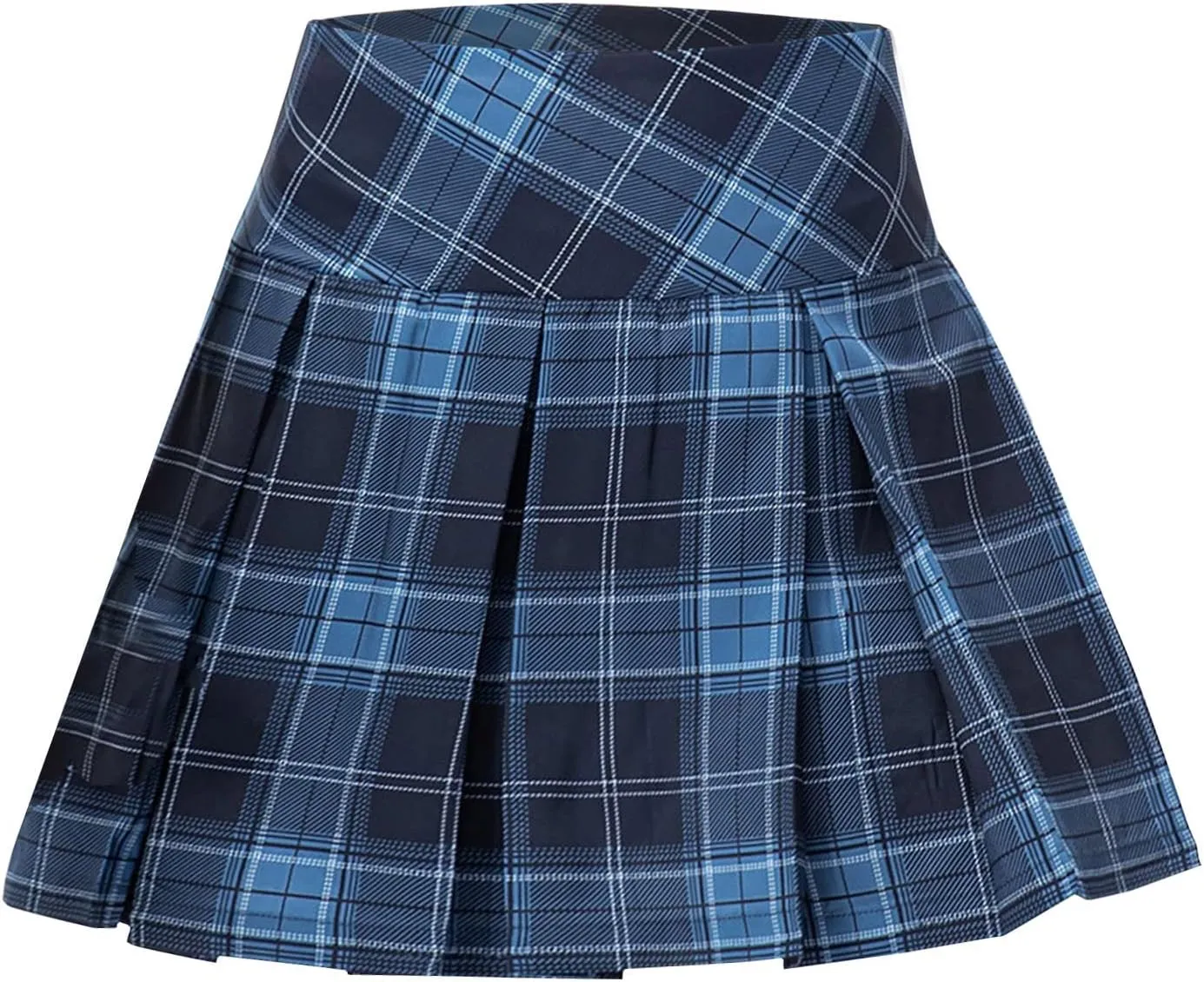 cooki Pleated Skirts for Women High Waist A-Line Tennis Skirt Women's Casual Stretchy Flared Pleated Mini Skirts