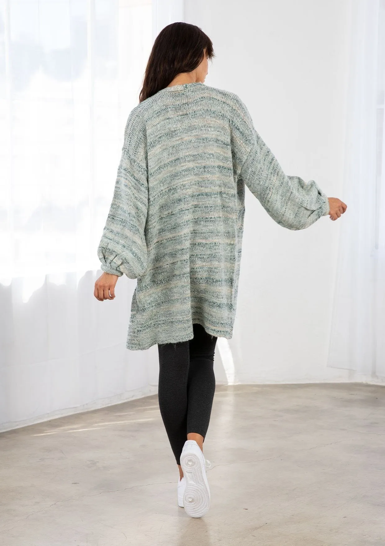 Cozy Up Melange Knit Cardigan