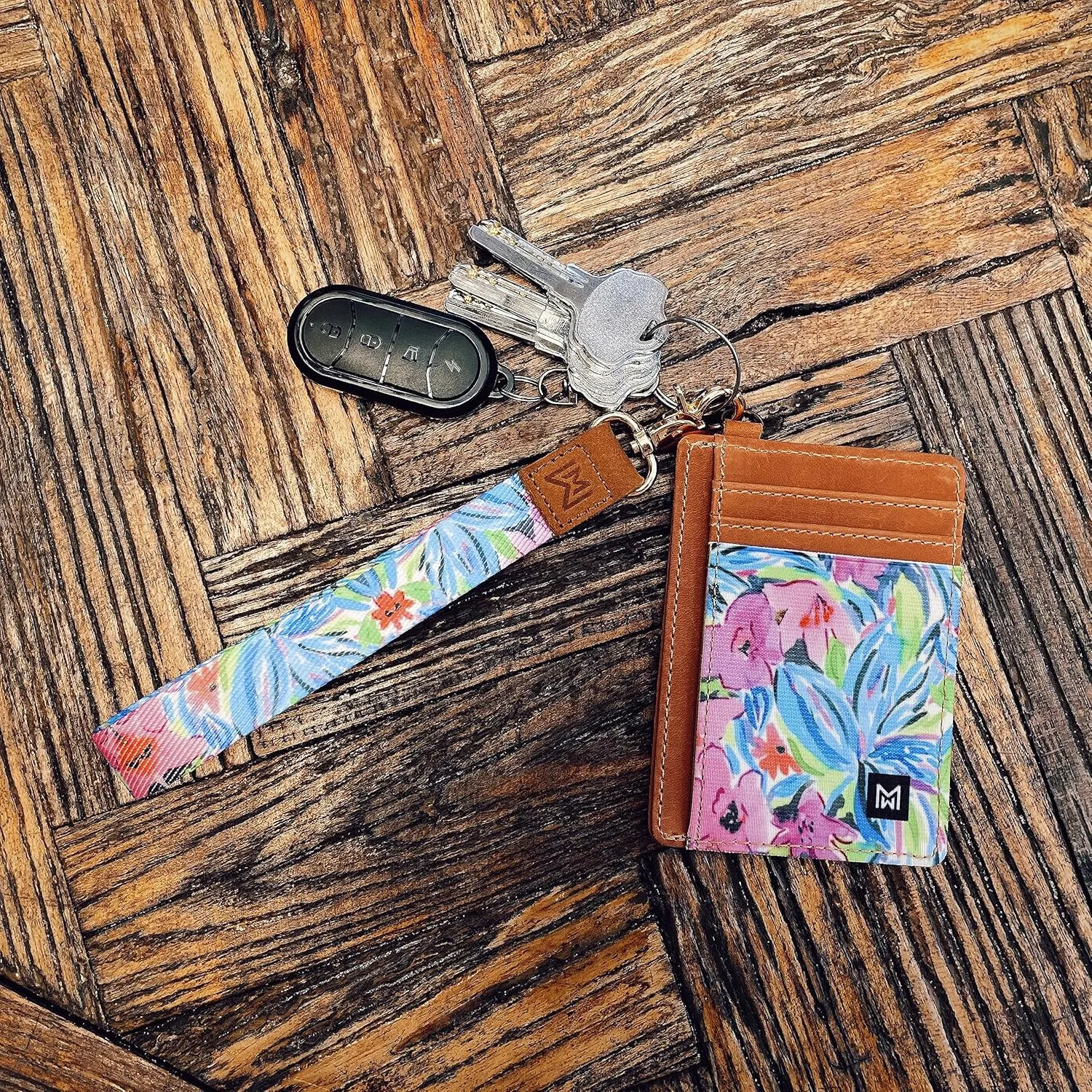 Credit Card Holder Wallet for Women Slim Minimalist Wallet RFID Blocking Leather Wallets Elastic Front Pocket Wallet for Women
