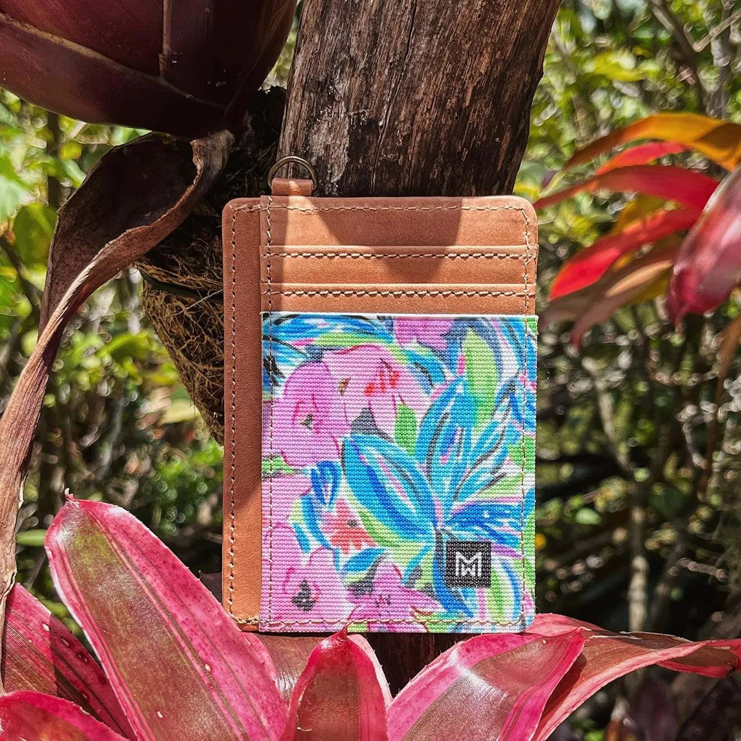 Credit Card Holder Wallet for Women Slim Minimalist Wallet RFID Blocking Leather Wallets Elastic Front Pocket Wallet for Women