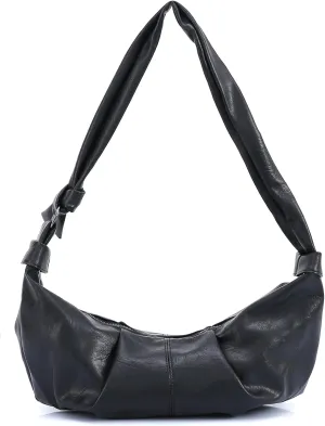 Crossbody Sling Bag for Women, Retro Soft Large Shoulder Handbag Dumpling Purse