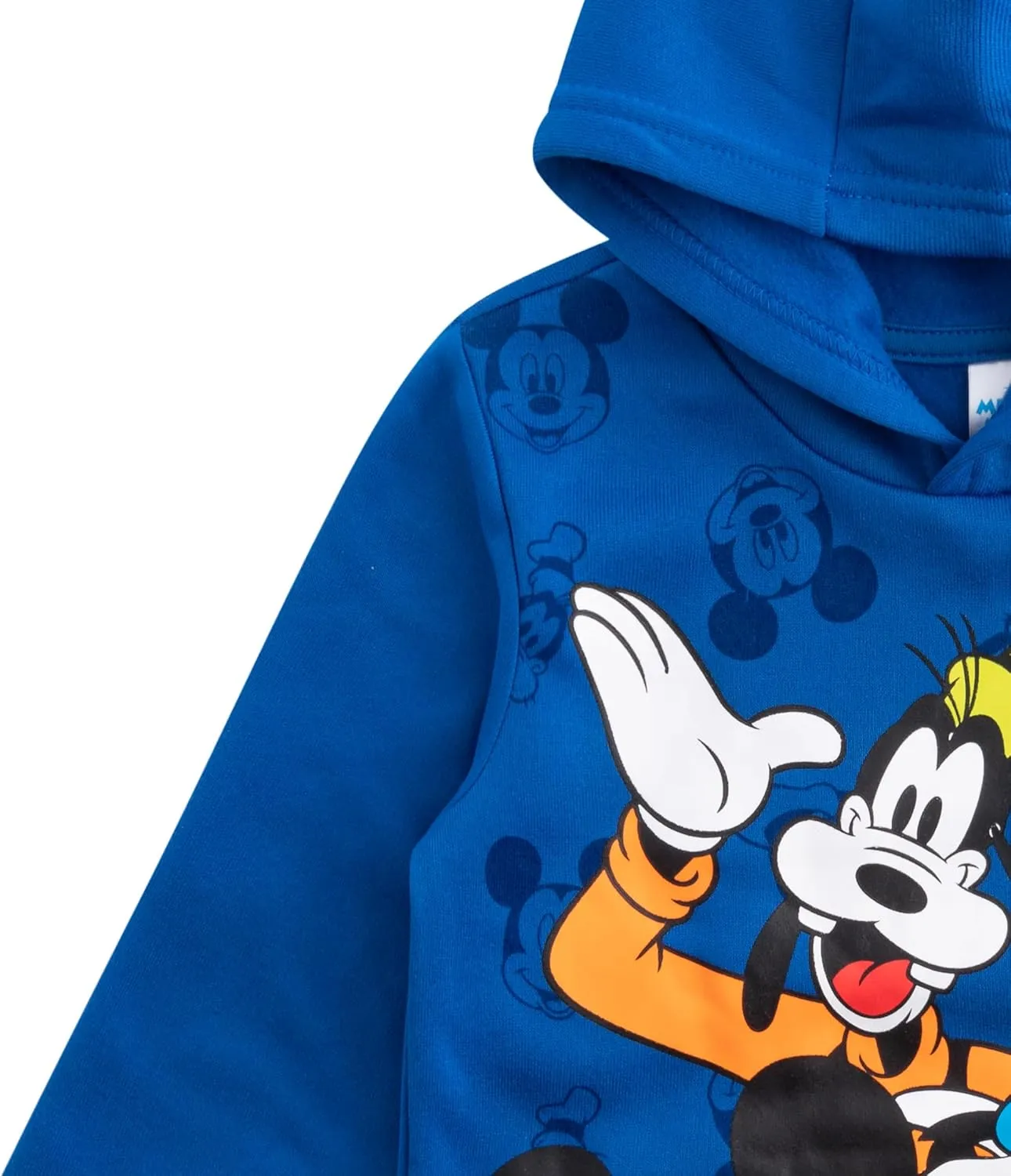 Disney Mickey Mouse, Goofy and Donald Duck Boys Pullover Hoodie for Toddler, Little and Big Kids