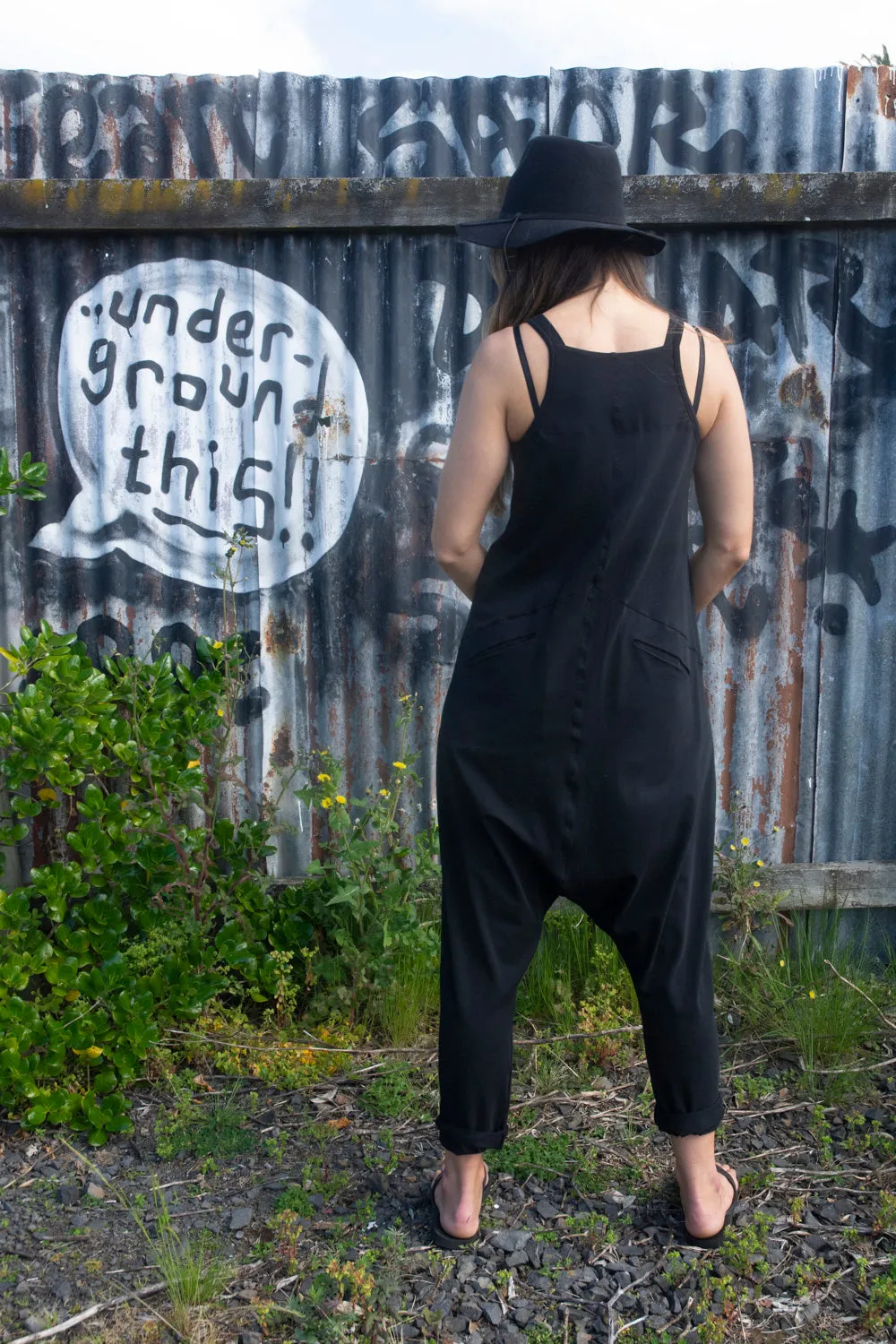 Drop Crutch Jumpsuit