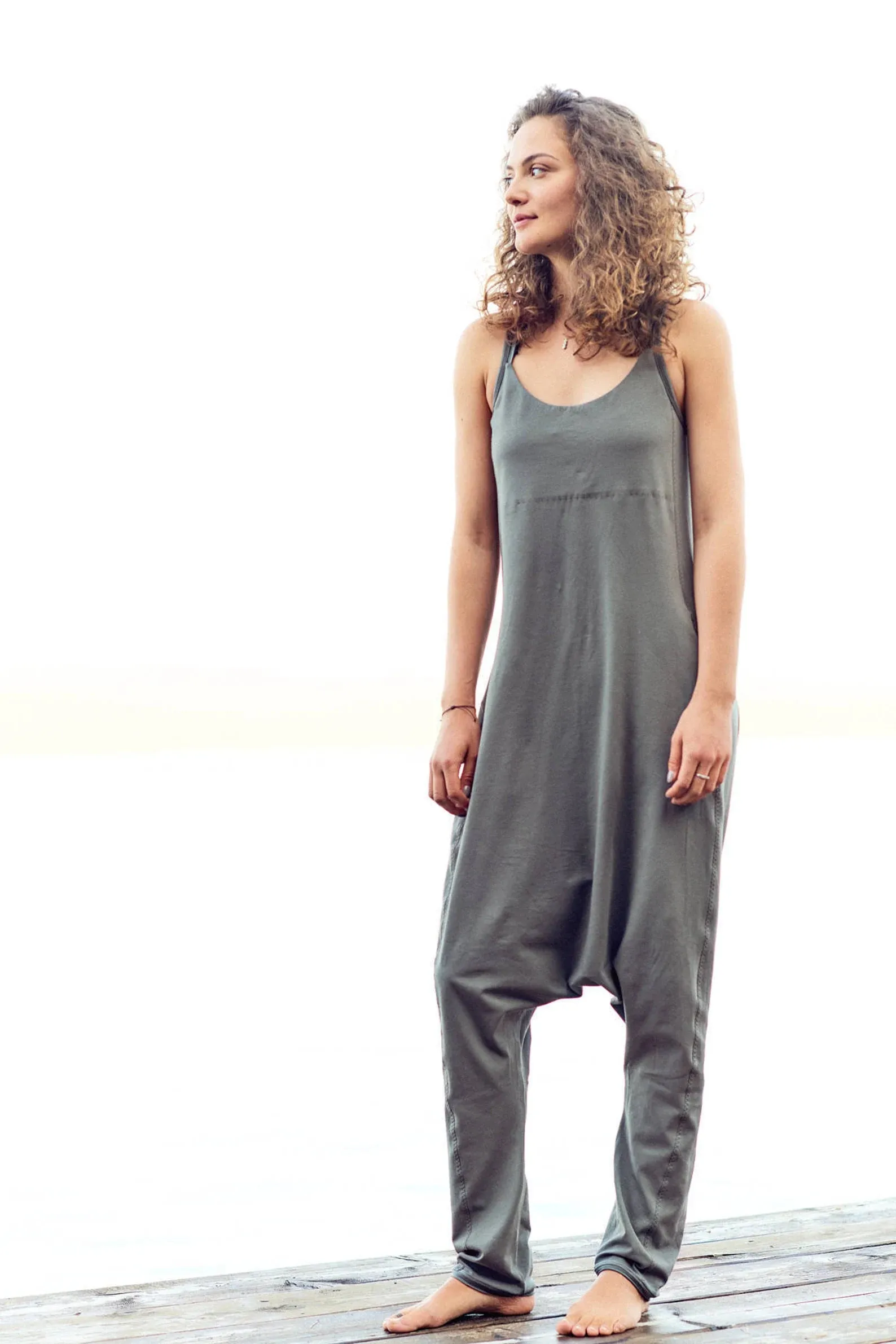 Drop Crutch Jumpsuit