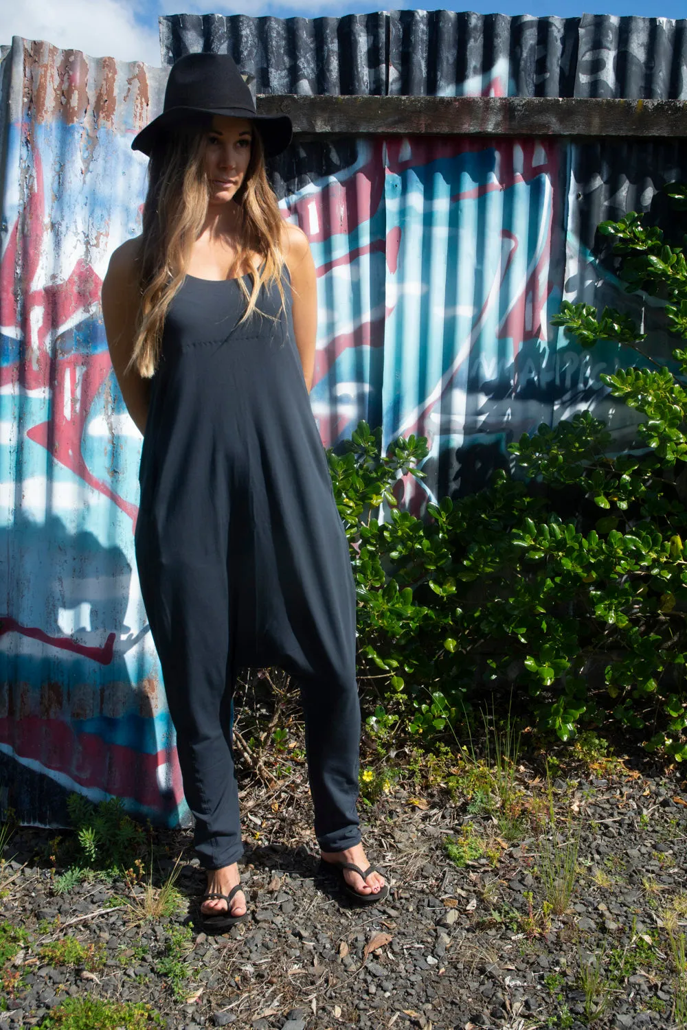 Drop Crutch Jumpsuit