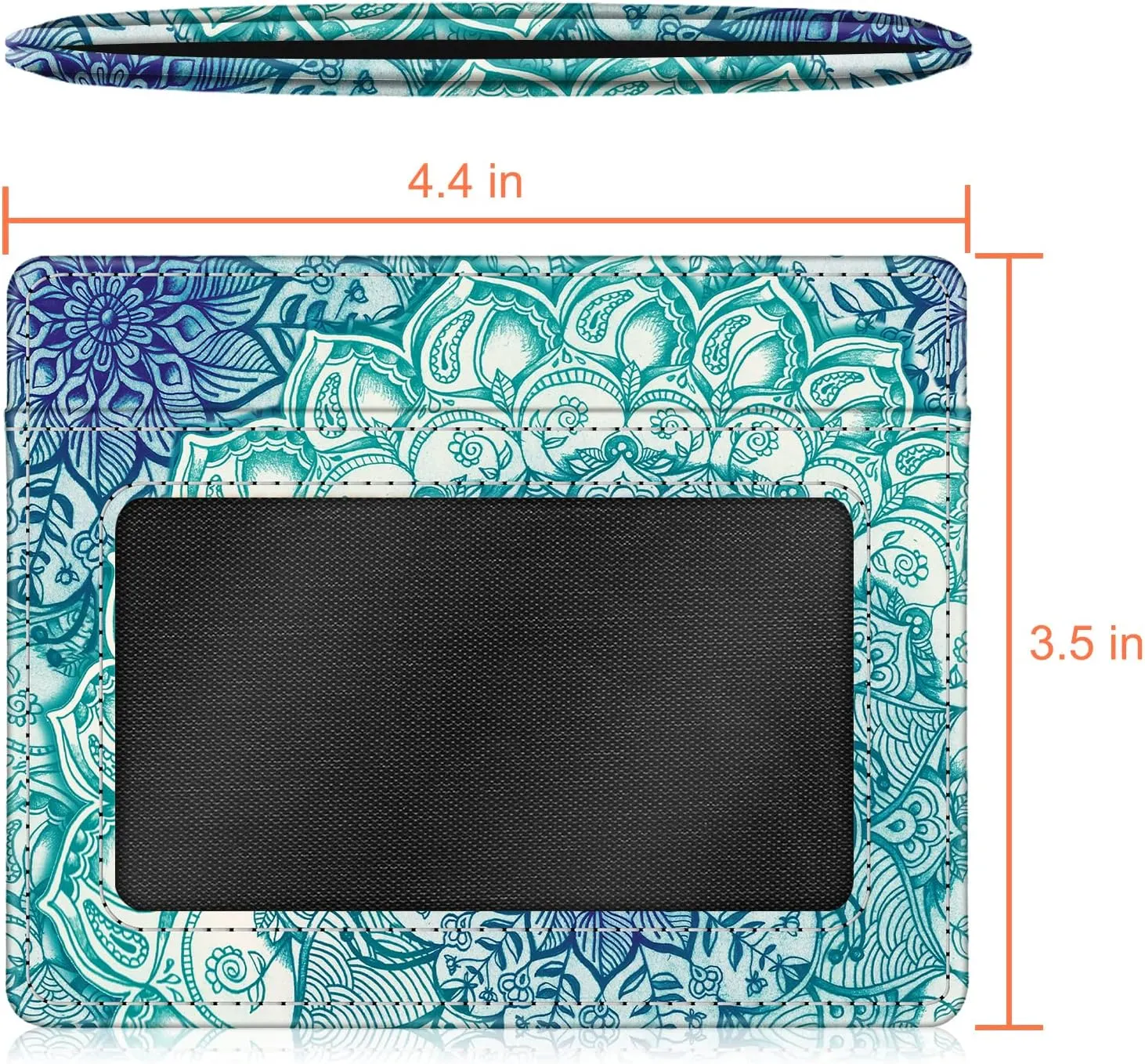 Fintie Slim Minimalist Front Pocket Wallet, RFID Blocking Credit Card Holder Card Cases with ID Window for Men Women