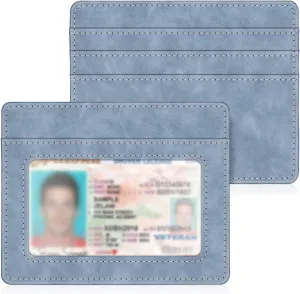 Fintie Slim Minimalist Front Pocket Wallet, RFID Blocking Credit Card Holder Card Cases with ID Window for Men Women