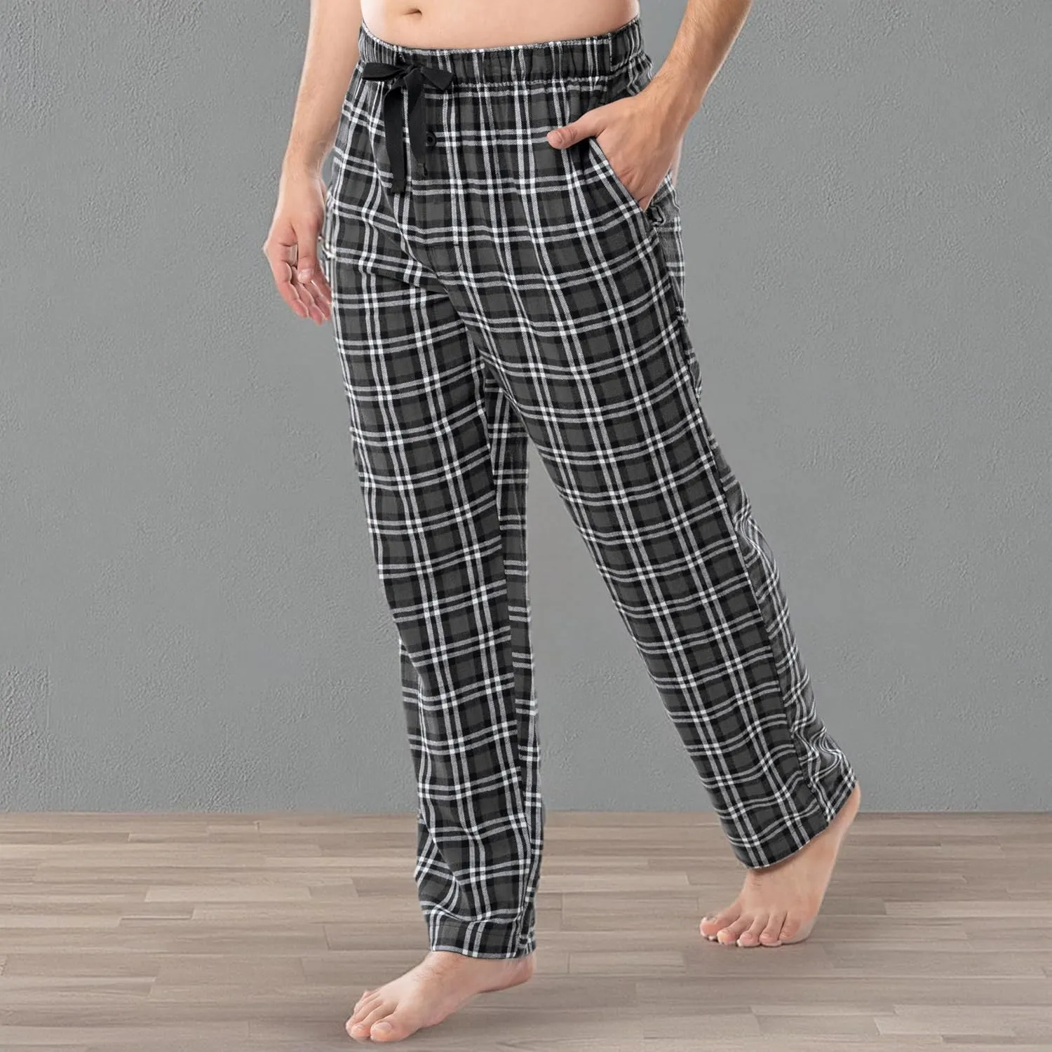 Fruit of the Loom Men's Soft Flannel Pajama Lounge Sleep Pant