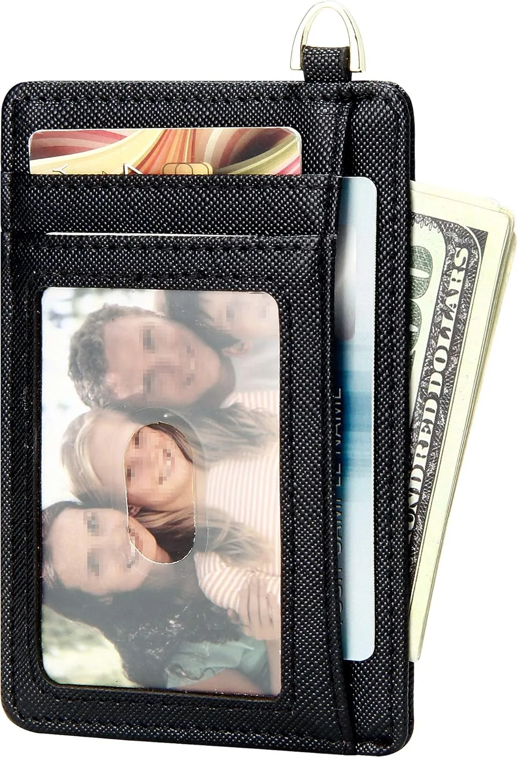 GEEAD Slim Minimalist Front Pocket RFID Blocking Card Holder Wallets for Men & Women, Small Credit Card Holder for Women