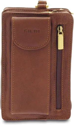 GIUDI  Men's Bag, Genuine Leather, Soft Calf Leather, Handbag, Made in Italy.