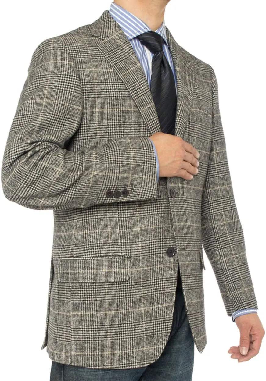 GN Luciano Men's 2 Button Luxe Camel Hair Suit Jacket Sport Coat Blazer