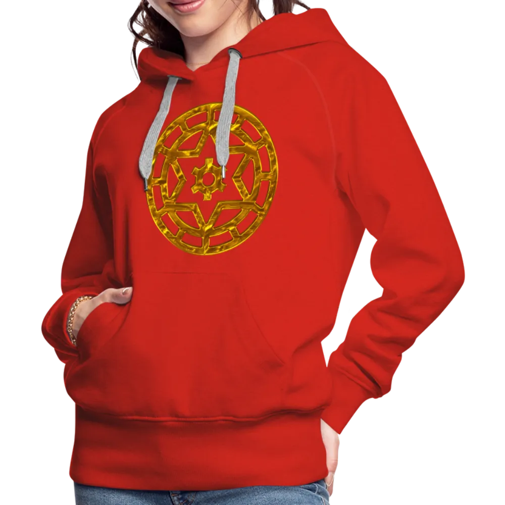 Gold Wheel 1 Women’s Premium Hoodie