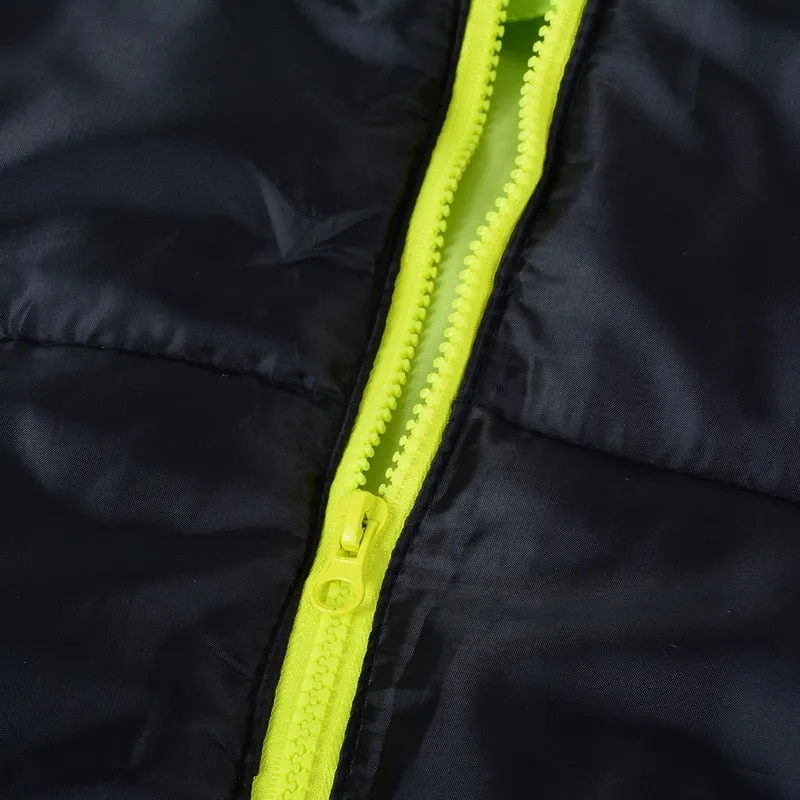 Hooded Nylon Down Jacket
