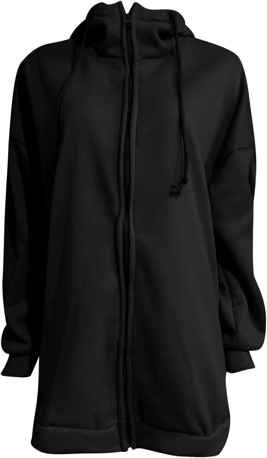 Hoodies For Women Fall Oversized Jacket Full Zip Hooded Sweatshirts Long Sleeve Tunic Comfy Coat With Pockets