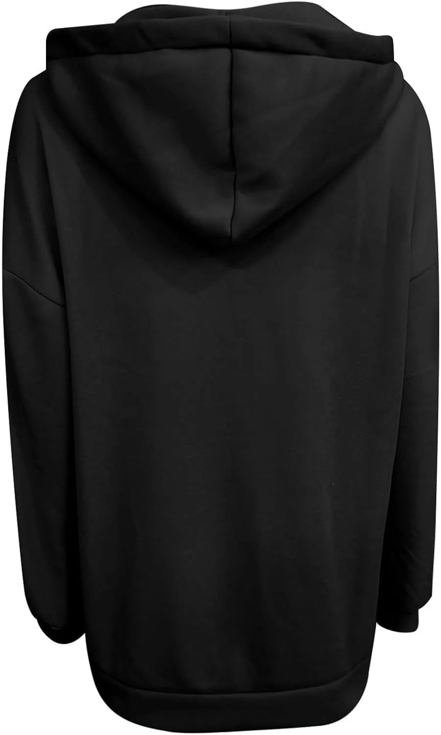 Hoodies For Women Fall Oversized Jacket Full Zip Hooded Sweatshirts Long Sleeve Tunic Comfy Coat With Pockets
