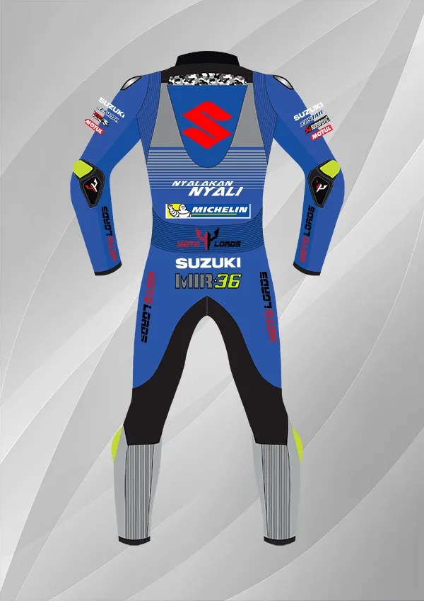 Joan Mir 2019 MotoGP Racing Suit - Suzuki Ecstar