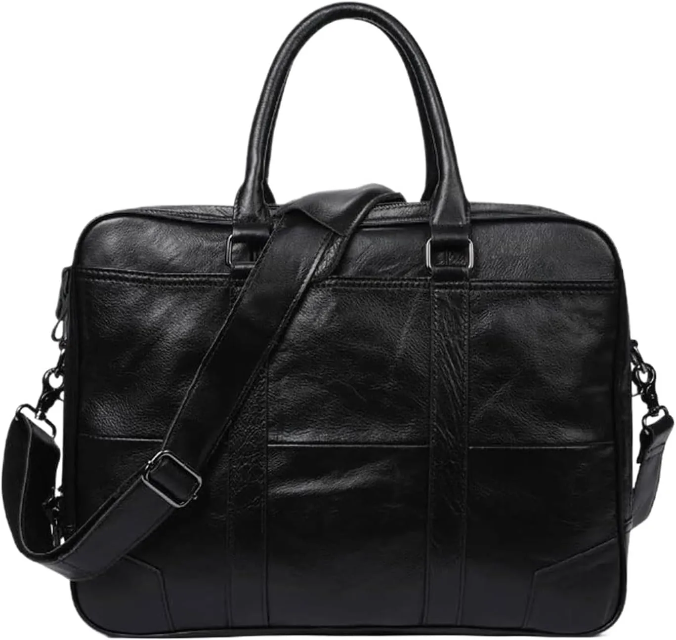 Laptop Bag Men's Travel Messenger Bag Men's Leather Travel Tote Bag Casual Business Briefcase