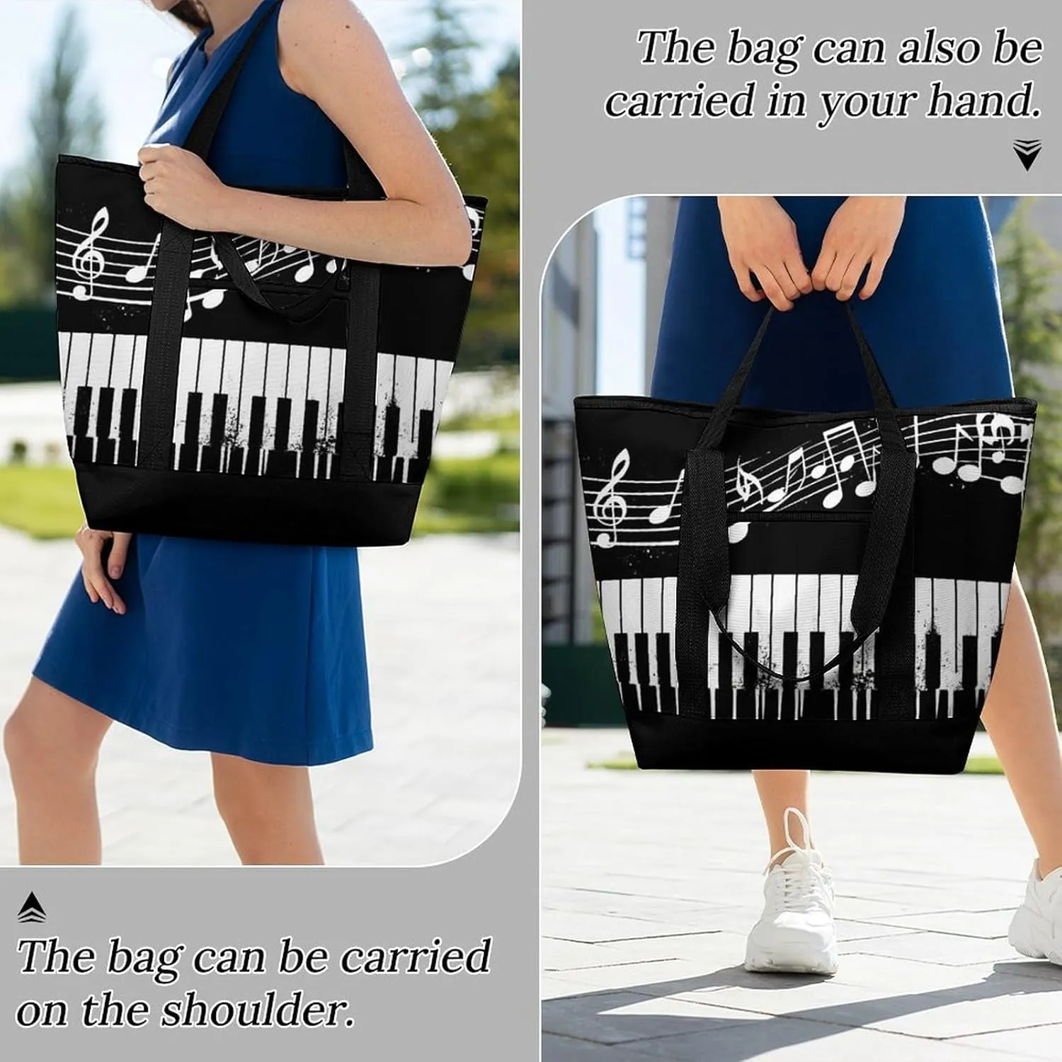Large Thermal Shopping Tote Bag Travel Friendly Fashion Handbag Commuter Bag
