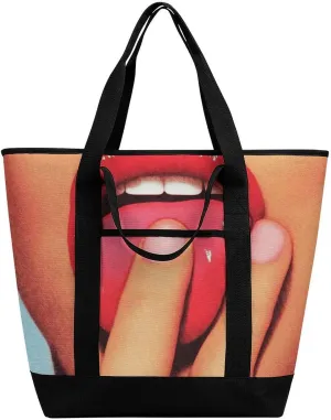 Large Thermal Shopping Tote Bag Travel Friendly Fashion Handbag Commuter Bag