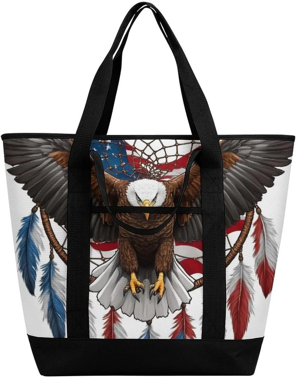 Large Thermal Shopping Tote Bag Travel Friendly Fashion Handbag Commuter Bag