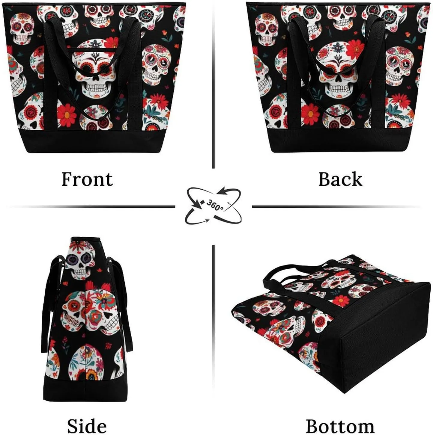 Large Thermal Shopping Tote Bag Travel Friendly Fashion Handbag Commuter Bag
