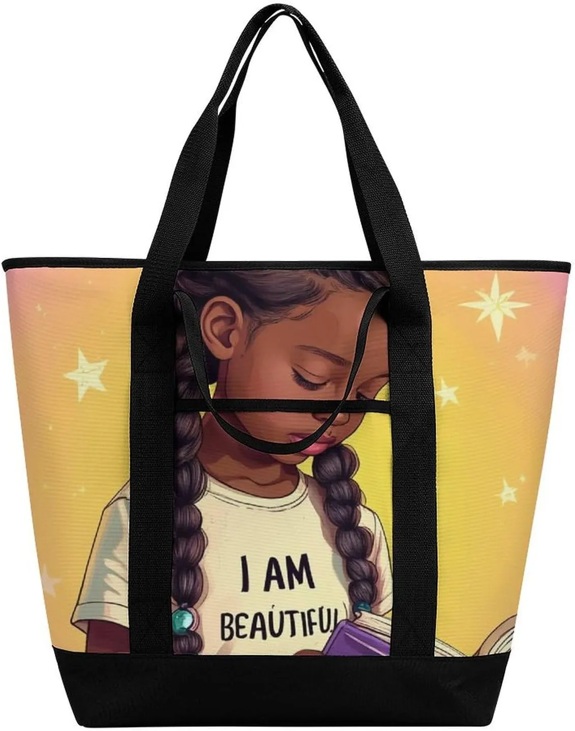 Large Thermal Shopping Tote Bag Travel Friendly Fashion Handbag Commuter Bag