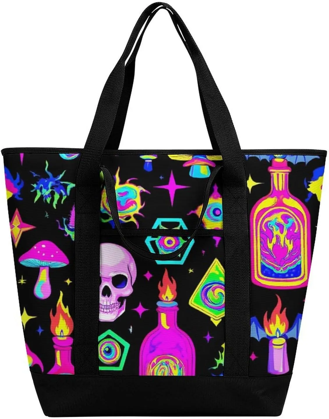 Large Thermal Shopping Tote Bag Travel Friendly Fashion Handbag Commuter Bag