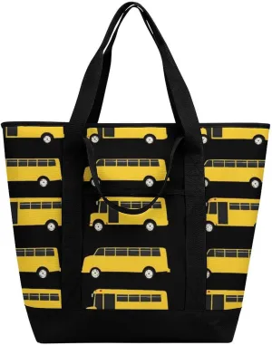 Large Thermal Shopping Tote Bag Travel Friendly Fashion Handbag Commuter Bag
