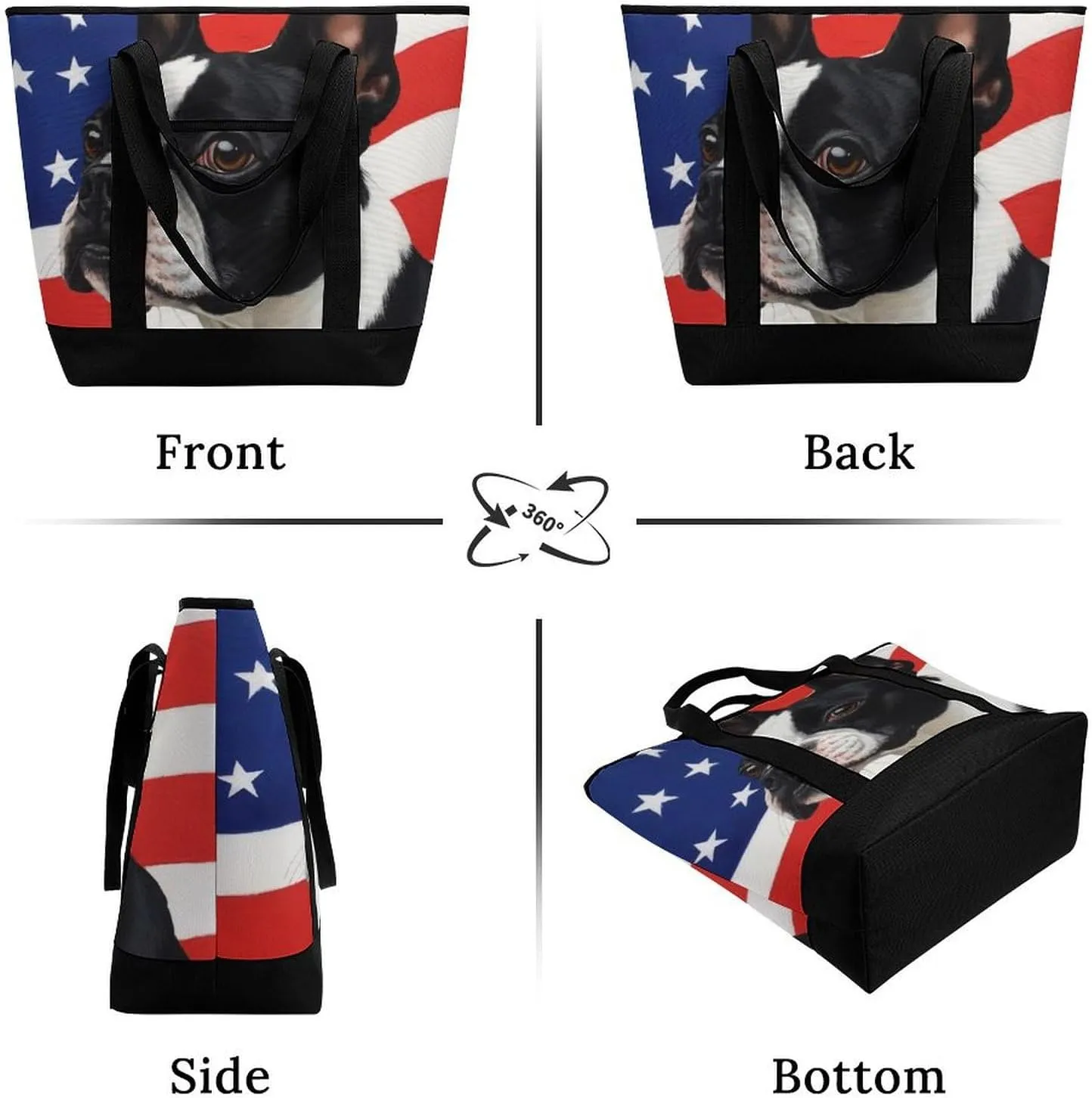 Large Thermal Shopping Tote Bag Travel Friendly Fashion Handbag Commuter Bag