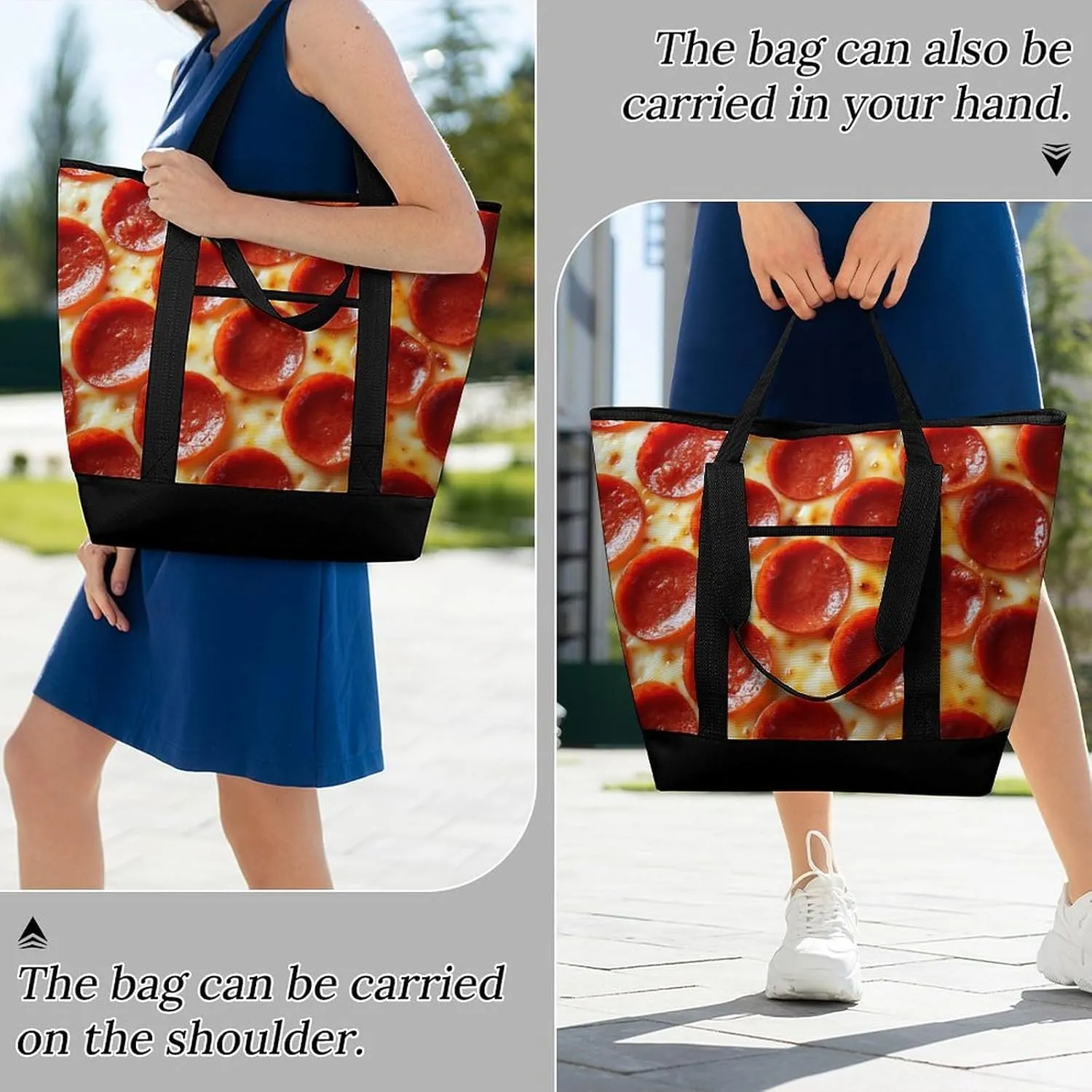 Large Thermal Shopping Tote Bag Travel Friendly Fashion Handbag Commuter Bag