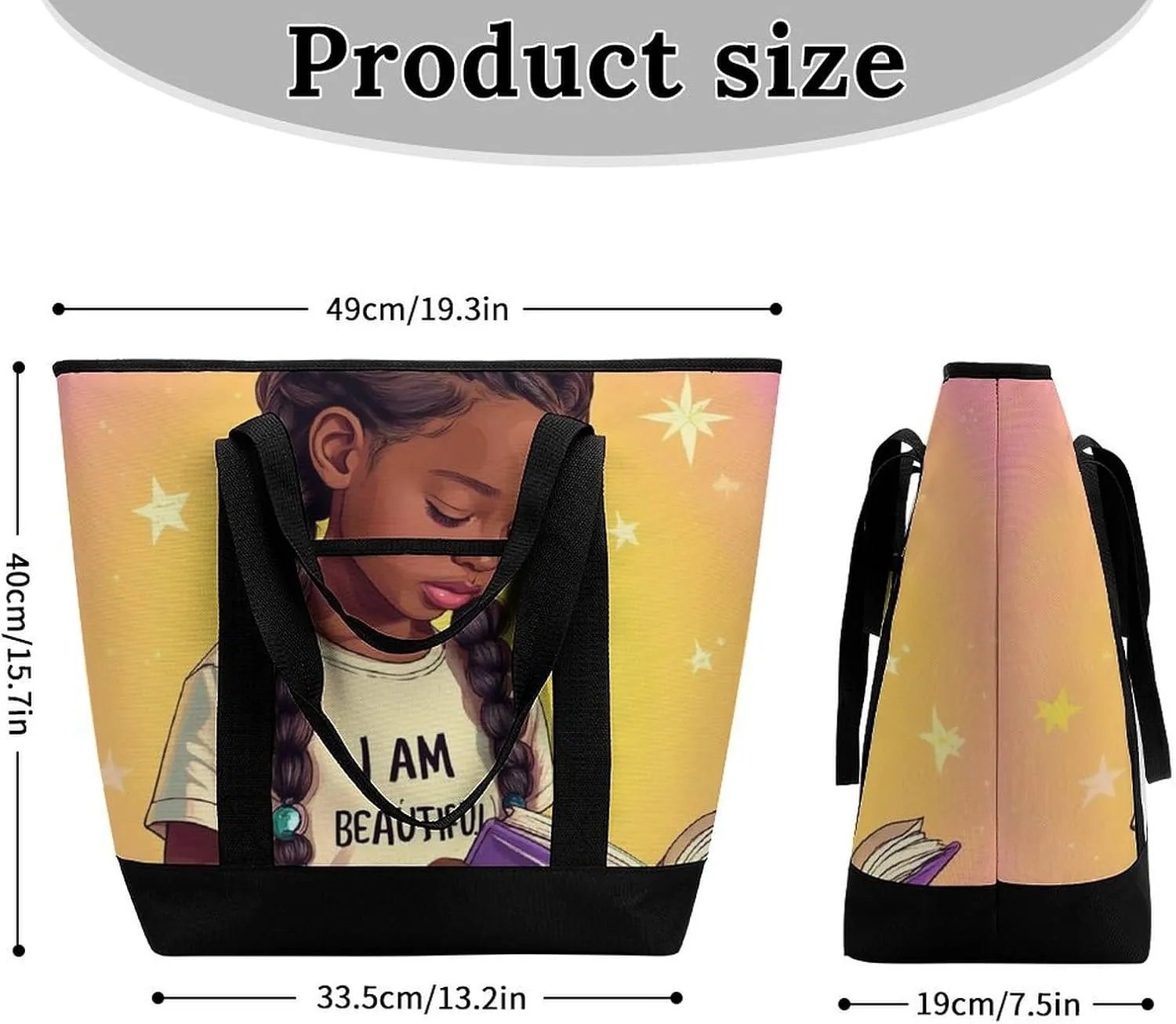 Large Thermal Shopping Tote Bag Travel Friendly Fashion Handbag Commuter Bag