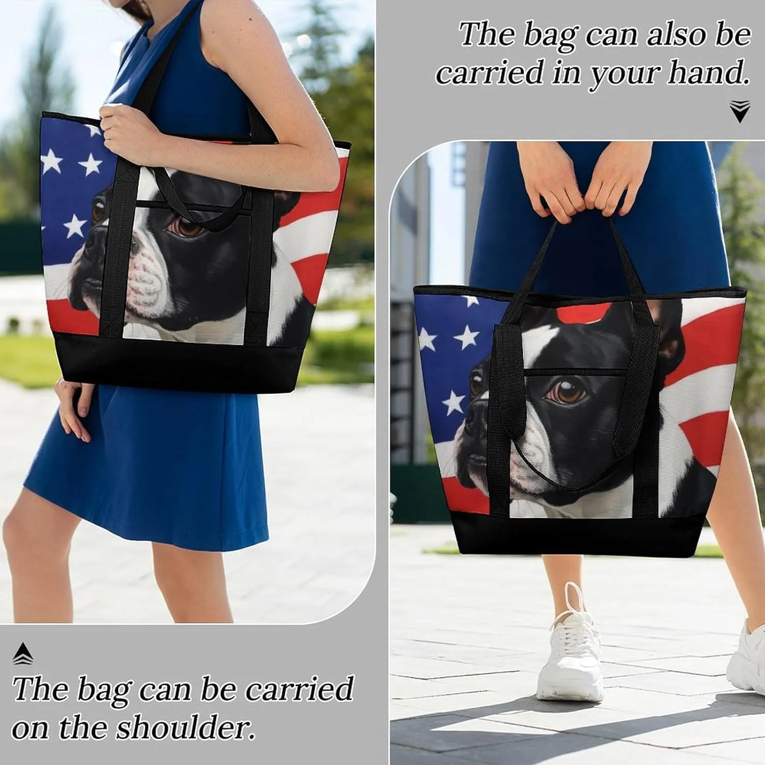 Large Thermal Shopping Tote Bag Travel Friendly Fashion Handbag Commuter Bag