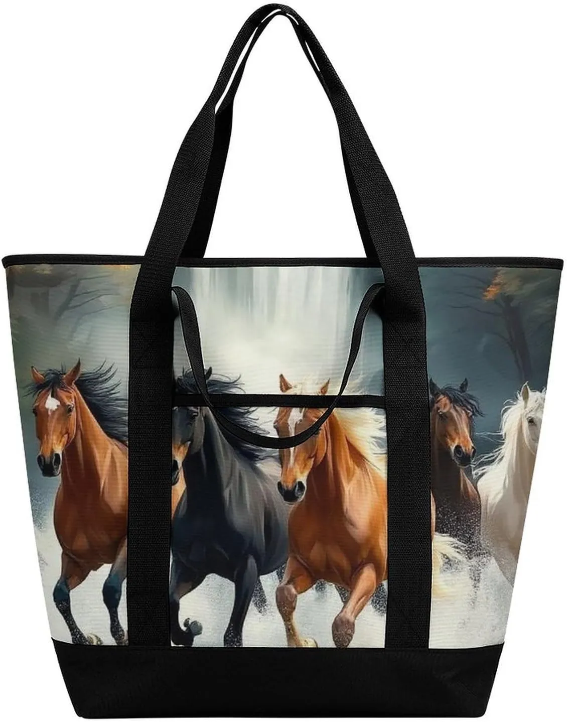 Large Thermal Shopping Tote Bag Travel Friendly Fashion Handbag Commuter Bag