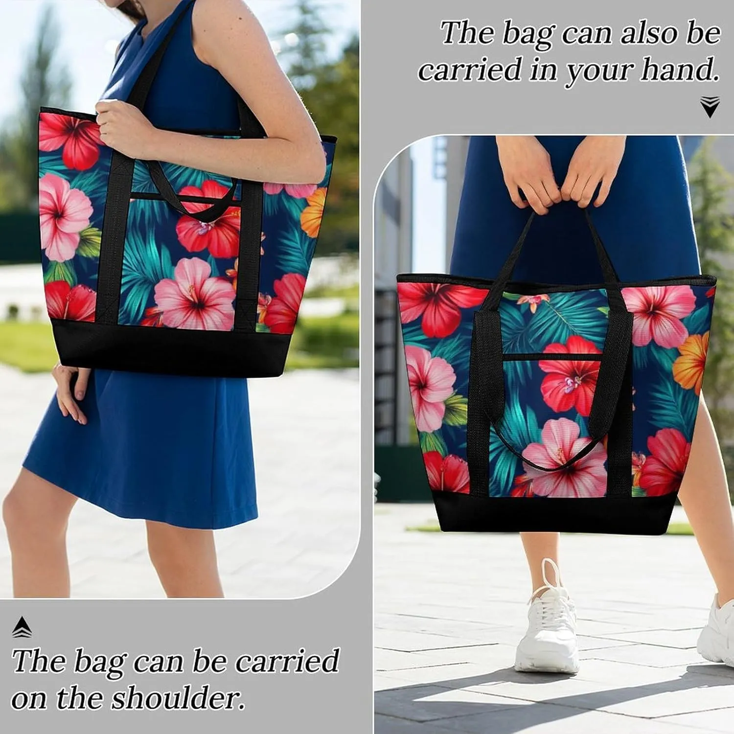 Large Thermal Shopping Tote Bag Travel Friendly Fashion Handbag Commuter Bag