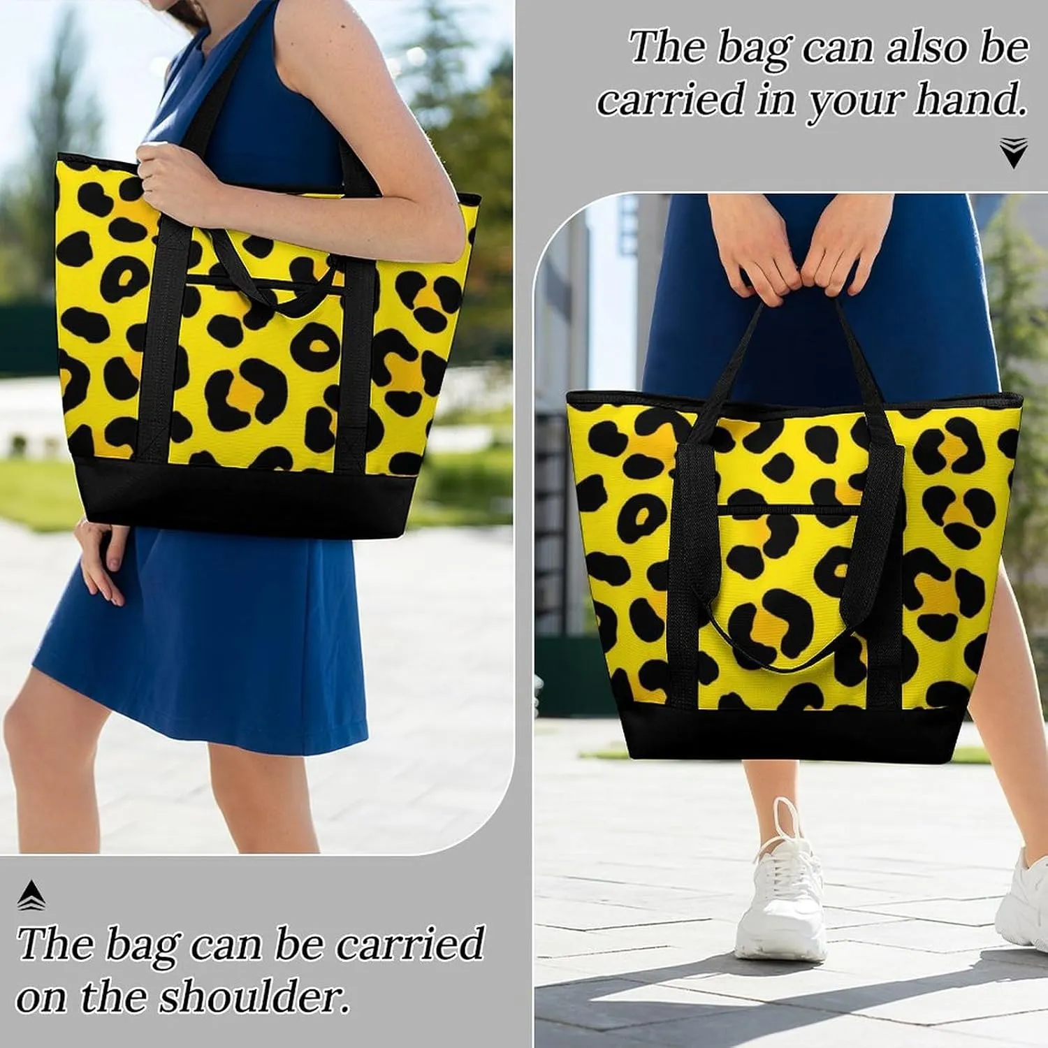 Large Thermal Shopping Tote Bag Travel Friendly Fashion Handbag Commuter Bag
