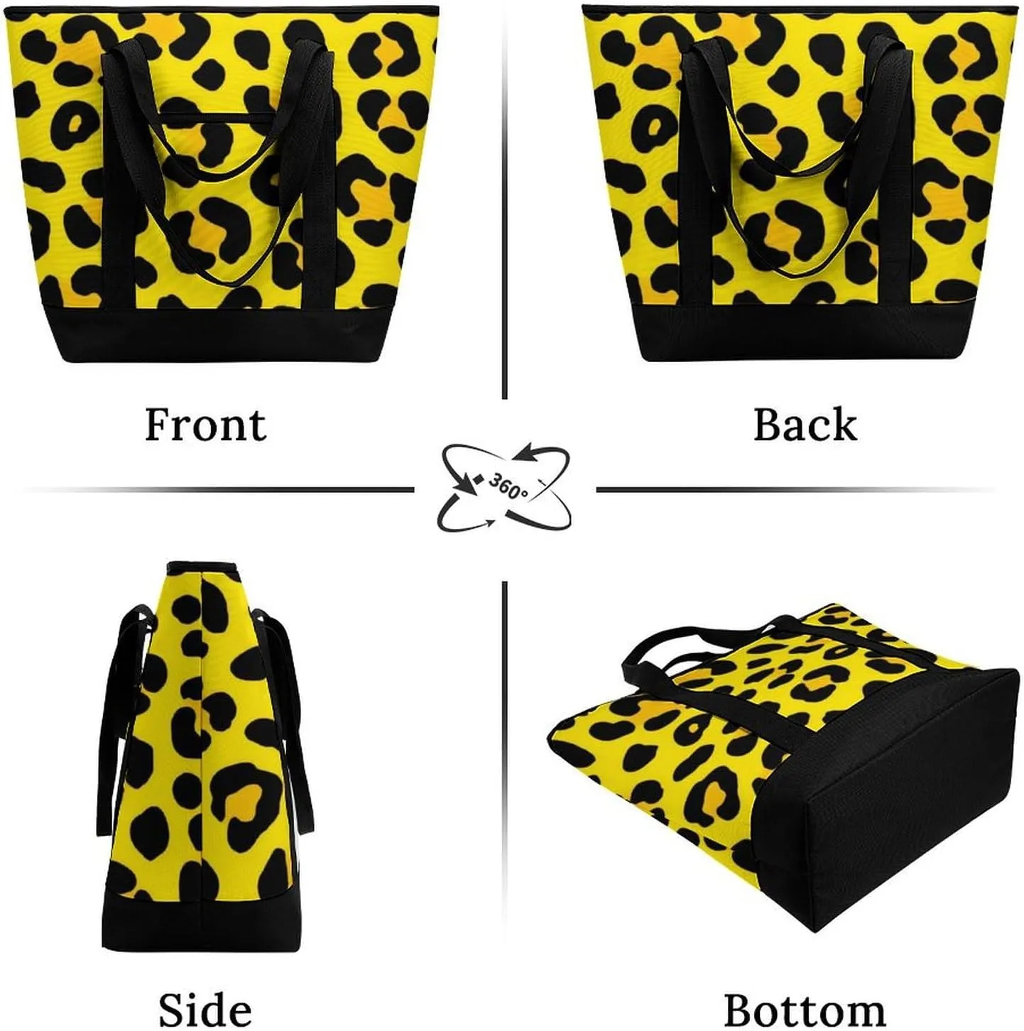 Large Thermal Shopping Tote Bag Travel Friendly Fashion Handbag Commuter Bag
