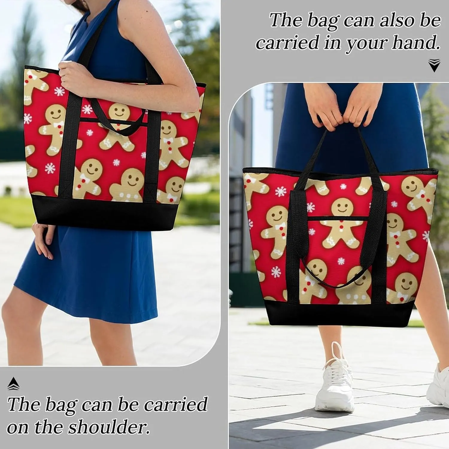 Large Thermal Shopping Tote Bag Travel Friendly Fashion Handbag Commuter Bag