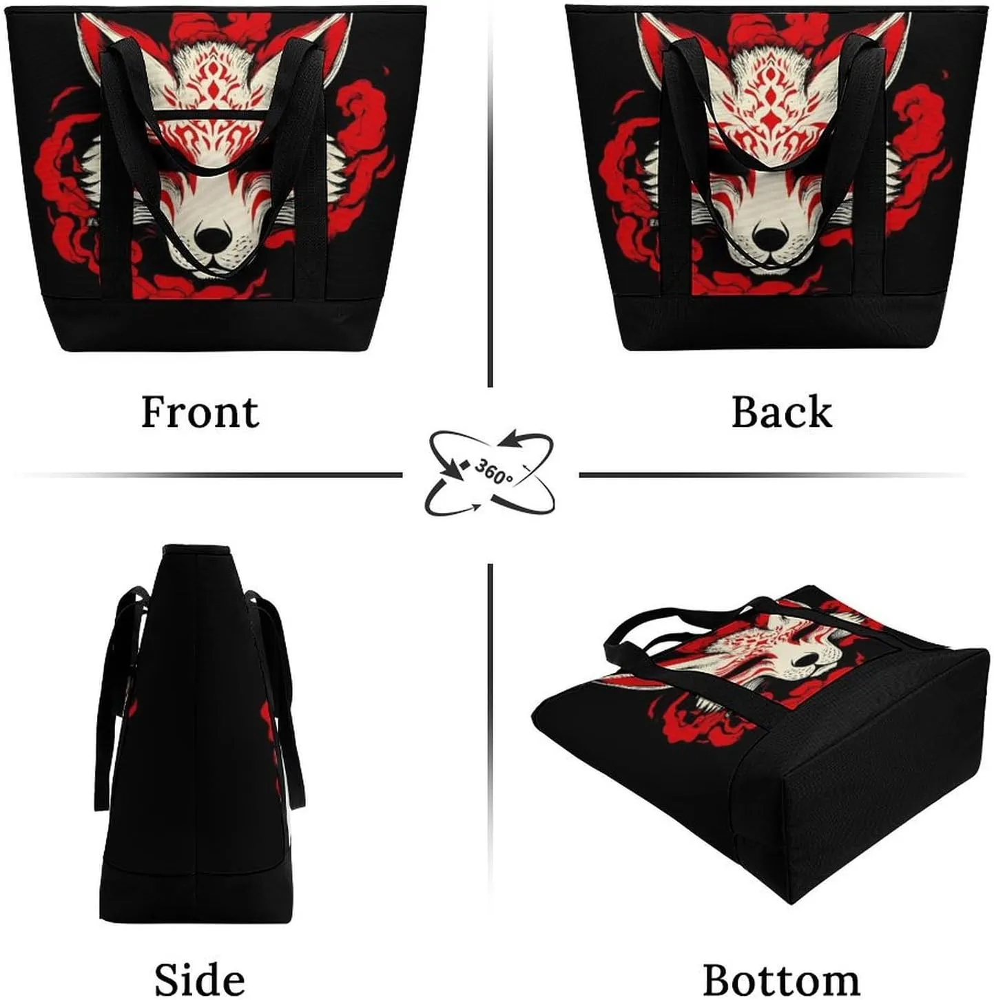 Large Thermal Shopping Tote Bag Travel Friendly Fashion Handbag Commuter Bag